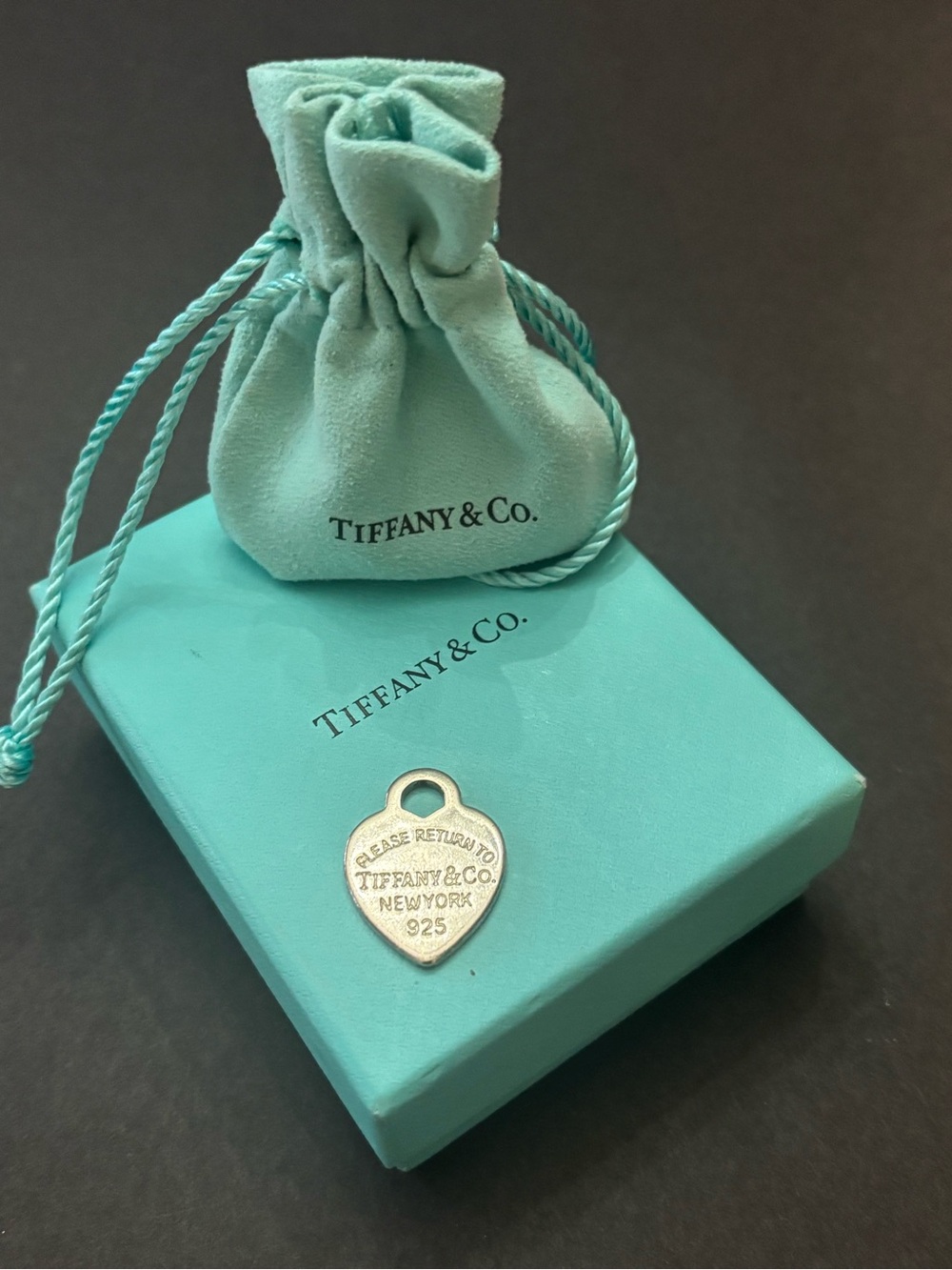 Tiffany & Co. Silver Heart Tag Pendant on Tiffany Authentic
